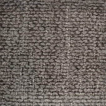 Woven gray fabric texture with a dense, granular surface and repeating circular pattern, exhibiting a matte finish and subtle tonal variations.